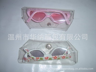 【供应pvc透明眼镜盒(图),PVCl软包,时尚PVC包,透明包,品质好】价格,厂家,图片,太阳镜、偏光镜、时装镜,温州市华纳箱包-